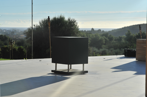 Cube 2LV Sub_Oxidized Brass Legs