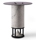 Big Cylinder Table_Concrete Body and Deflector PAINTED IN ANY RAL ONLY INDOOR