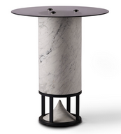 Big Cylinder Table_POLISHED 316L Steel base
(excluding deflector
