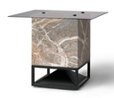 Cube400 Table_SATIN(brushed) Steel 316L base and deflector