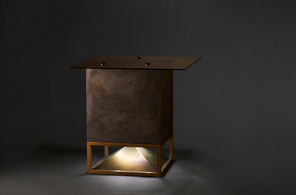 Cube400 Table_Oxidized BRASS base and deflector