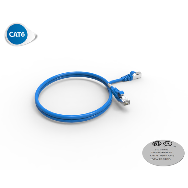 [SOC-2030B] Cable RJ45 CAT6 1M (Bleu)