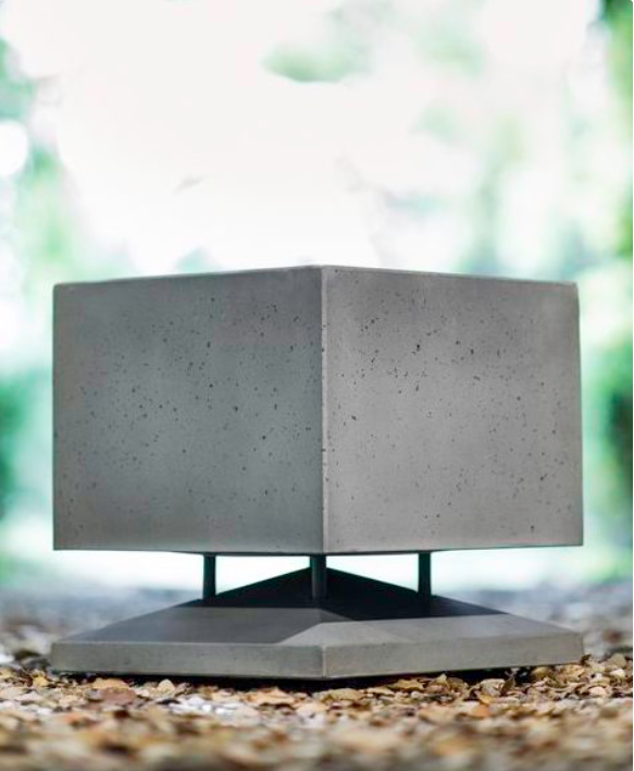 Cubino MATT BLACK painted concrete body
ONLY INDOOR