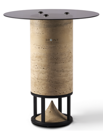 Big Cylinder Table Premium Stones