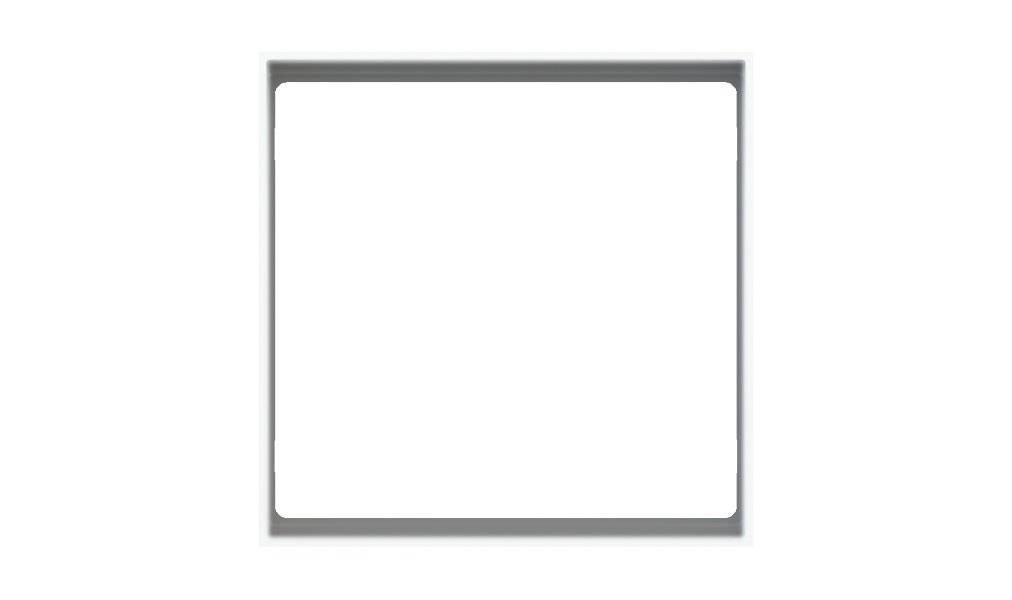 Rectangular magnetic plate (112x52 mm window) Proxima series Metal Antique Brass