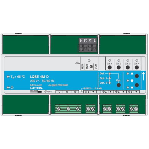 [LUT-LQSE-4M-D] Module Rail DIN, type Controle de moteur 3 fils.