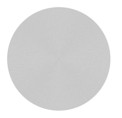 [SNS-Grille de remplacement 6" Round In-Ceiling] Grille de remplacement 6" Round In-Ceiling - 600161