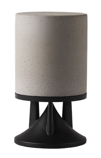 SMALL CYLINDER 400 8 Small Cylinders in Concrete (in no.4 PAIR-PACK boxes) + 1 Mezzo 602A Powersoft amplifier