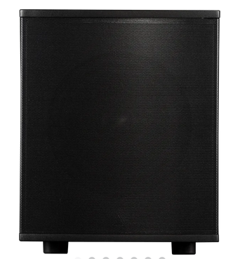 [TRI-MSIR-BDL5] 2 InRoom Mini Subs with RackAmp 300 (two 8-ohm woofer enclosures painted finish)